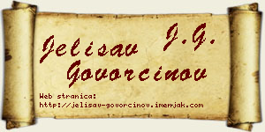 Jelisav Govorčinov vizit kartica
